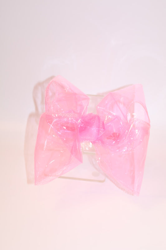 Swim Bow- PINK CLIP