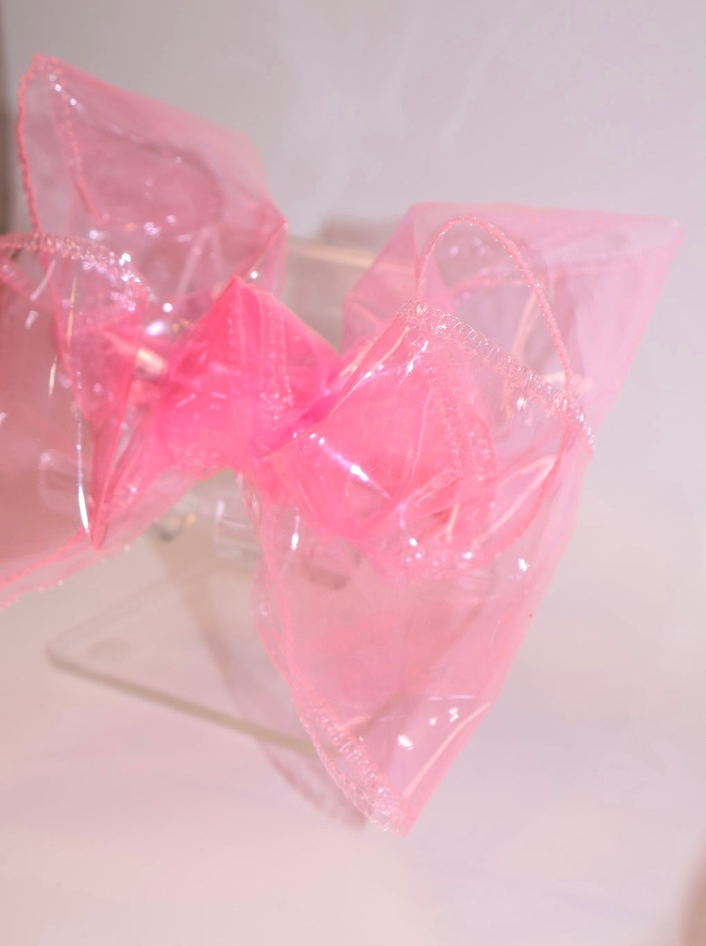 Swim Bow- PINK CLIP